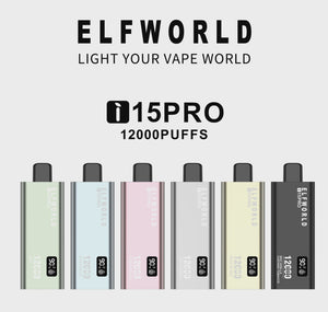 ELFWORLD I15 PRO 12000 RECHARGEABLE DISPOSABLE