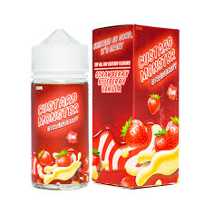 Custard Monster – Strawberry 100ml Freebase | 30ml Salt