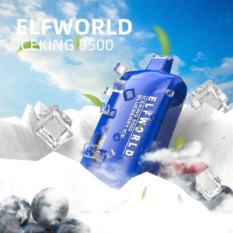 ELFWORLD Ice King Disposable Vape Kit 8500 Puffs