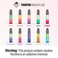 TUGPOD MEGA FLOW DISPOSABLE 5% 4000 PUFFS
