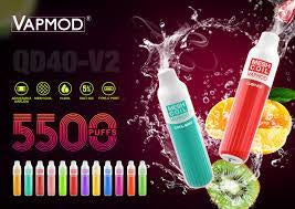 VAPMOD QD40-V2 Disposable Vape Device 5500puffs