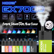 HCOW Extreme RGB Light Mesh 7000puffs refillable disposable