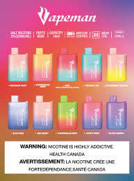 Vapeman 6000 Puffs Rechargable Vape – B6000